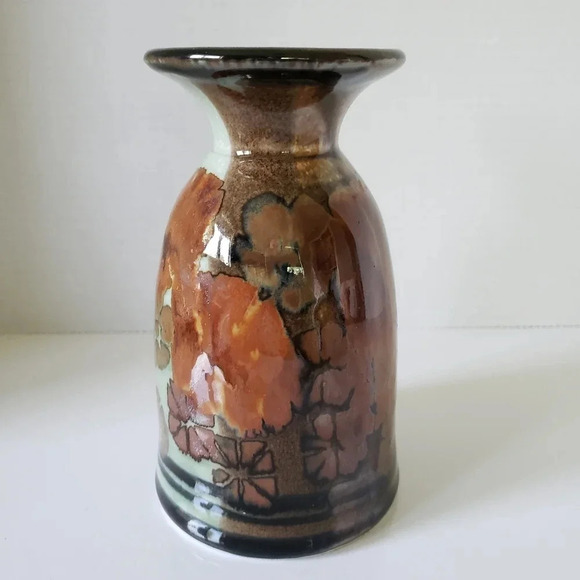 Vintage Apple  Lane 10/80 Bill Nagengast Studio Pottery Vase. - Picture 2 of 6